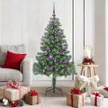 vidaXL Vianočný stromček Zelená 150 cm PVC