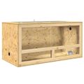 vidaXL Terárium Hnedá 100 x 50 x 50 cm OSB