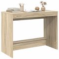 vidaXL Postelový stôl Dub sonoma Kompozitné drevo 100 x 45 x 75 cm
