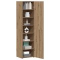 vidaXL Highboard Remeselný dub 45 x 42,5 x 185 cm