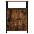 vidaXL Nočné stolíky 2 ks dymový dub 40x42x60 cm kompozitné drevo
