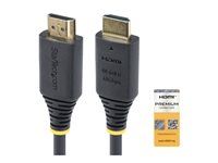 Prémiovo vysoká rýchlosť - HDMI kábel s ethernetom - HDMI s pinmi (samec) do HDMI s pinmi (samec) - 1 m - čierna - pasívny, podpora 4K60Hz