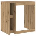 vidaXL Kabinet na práčku s úložiskom Remeselný dub 87 x 60 x 89 cm