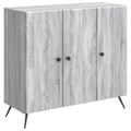 vidaXL Servírovacia skriňa Sivá sonoma 89 x 34,5 x 80 cm