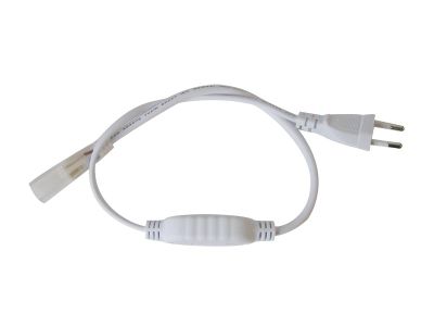 Flexo šnúra PVC pre LED pásik 3528, 230V, 0.5m