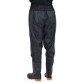 VidaXL Waist Waders s čižmami čierna veľkosť 44