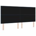 vidaXL Výškovo nastaviteľný čelový panel Modrá 200 cm látka