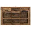 vidaXL Servírovacia skriňa Staré drevo 100 x 30 x 59,5 cm