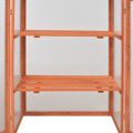 vidaXL Skleník, drevo 75x47x109 cm