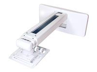 Optoma OWM3001ST - Montážna sada - nastaviteľná - pre projektor - short throw - biela - montáž na stenu