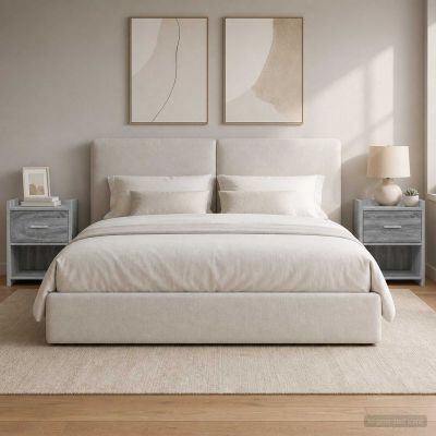vidaXL Nočné stolíky 2 ks Sivý Sonoma 40 x 30 x 60 cm Kompozitné drevo
