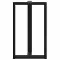 vidaXL Nohy barového stola v tvare T, 2 ks, čierne, 60x35x(100-101) cm, oceľové