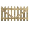 vidaXL Latkové plotové brány 2 ks 80x300 cm impregnované drevo