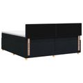 vidaXL Posteľ boxspring s matracom Čierna 200 x 200 cm Látka