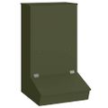 vidaXL Feeder pre prasatá Olivová zelená 55 x 51 x 91,5 cm 20 kg