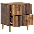 vidaXL Nočný stolík 2 ks Staré drevo 43 x 34,5 x 48 cm