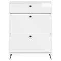 vidaXL Skriňa na topánky BREDA 78 x 24 x 103 cm Kompozitné drevo