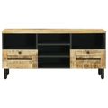 vidaXL Úložné skrine Prírodná 100 x 33 x 46 cm Masívne mango drevo