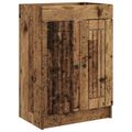 vidaXL Kúpeľňová skrinka pod umývadlo Staré drevo 78,5 x 37,5 x 81 cm