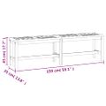 vidaXL Záhradná lavička 150 cm akáciový masív