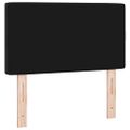 vidaXL Zadné čelo Čierny 80 cm Zamat