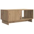 vidaXL Konferenčný stolík Dub artisan 90 x 50 x 40 cm Kompozitné drevo