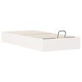 vidaXL Posteľový rám s úložným priestorom Biely 80 x 200 cm