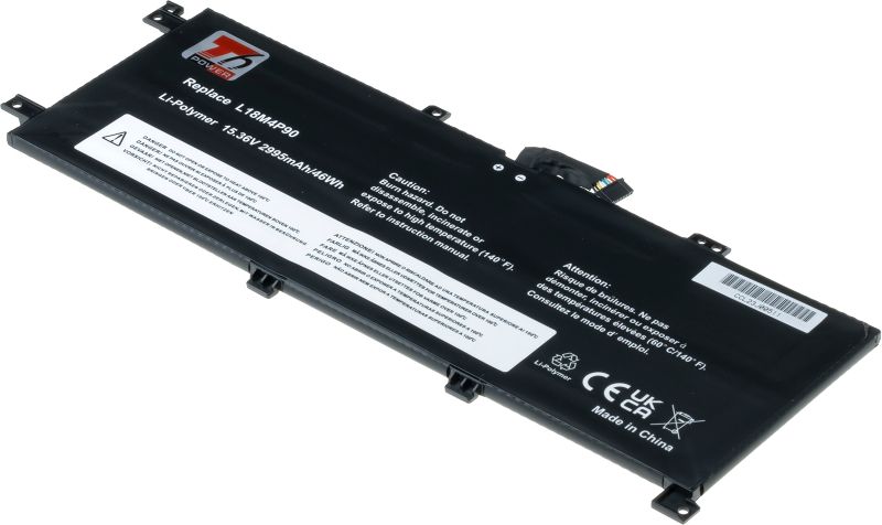 Batéria T6 Power pre Lenovo ThinkPad L13 Yoga Gen 1, Gen 2, 2995mAh, 46Wh, 4cell, Li-Pol