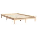 vidaXL Rám postele borovicový masív 150x200 cm manželská King