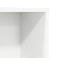vidaXL Stôl Biela 91 x 50 x 149 cm Kompozitné drevo