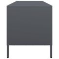 vidaXL TV skrinka antracit 135x39x43,5 cm oceľ valcovaná za studena