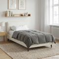 vidaXL Prikrývka na celý rok 135 x 220 cm 4 ročné obdobia Svetlosivá