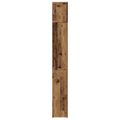 vidaXL Úložný kabinet so policami Staré drevo 30 x 42,5 x 225 cm