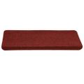 vidaXL Samolepiace nášľapy na schody 15 ks 65x24,5x3,5 cm červené