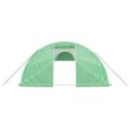 vidaXL Fóliovník s oceľovým rámom zelený 96 m² 24x4x2 m