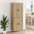vidaXL Highboard 2 ks Remeselný dub 69,5 x 34 x 180 cm