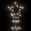 vidaXL Vianočný stromček, kužeľ 108 LED, studené biele svetlo 70x180cm