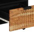 vidaXL TV skrinka Hnedá 100 x 33,5 x 46 cm Masívne mango drevo