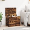 vidaXL Úložný box dymový dub 60x42x46 cm kompozitné drevo