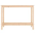 vidaXL Konzolový stolík 110x40x80 cm masívne borovicové drevo