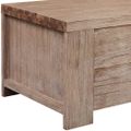vidaXL Stojan pod TV z brúseného akáciového dreva, 140x38x40 cm