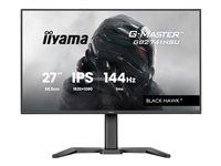 iiyama G-MASTER Black Hawk GB2741HSU-B1 - LED monitor - hranie hier - 27" - 1920 x 1080 Full HD (1080p) @ 144 Hz - IPS - 350 cd/m² - 1500:1 - 1 ms - HDMI, DisplayPort - reproduktory - čierna, matná