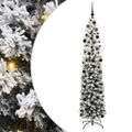 vidaXL Umelý vianočný stromček Zelená 240 cm PVC, oceľ a plast