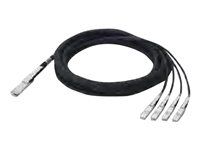 Sieťový kábel - SFP+ do QSFP - 3 m - pre Allied Telesis AT-StackQS; CentreCOM AT-x550-18XTQ