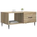 vidaXL Konferenčný stolík Dub sonoma 90 x 50 x 40 cm Kompozitné drevo