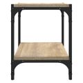 vidaXL TV skrinka dub sonoma 40x33x41 cm spracované drevo a oceľ
