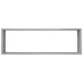 vidaXL Kockové police 4 ks sivé sonoma 80x15x26,5 cm spracované drevo