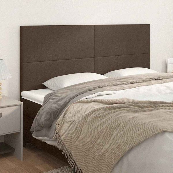 vidaXL Čelo postele hnedé 160x5x118/128 cm umelá koža