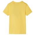 vidaXL Detské tričko s dlhými rukávmi svetlookrové 128