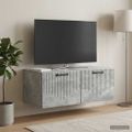 vidaXL Nástenná TV skrinka Nástenný Betónovo sivá 78,5 x 41 x 30 cm